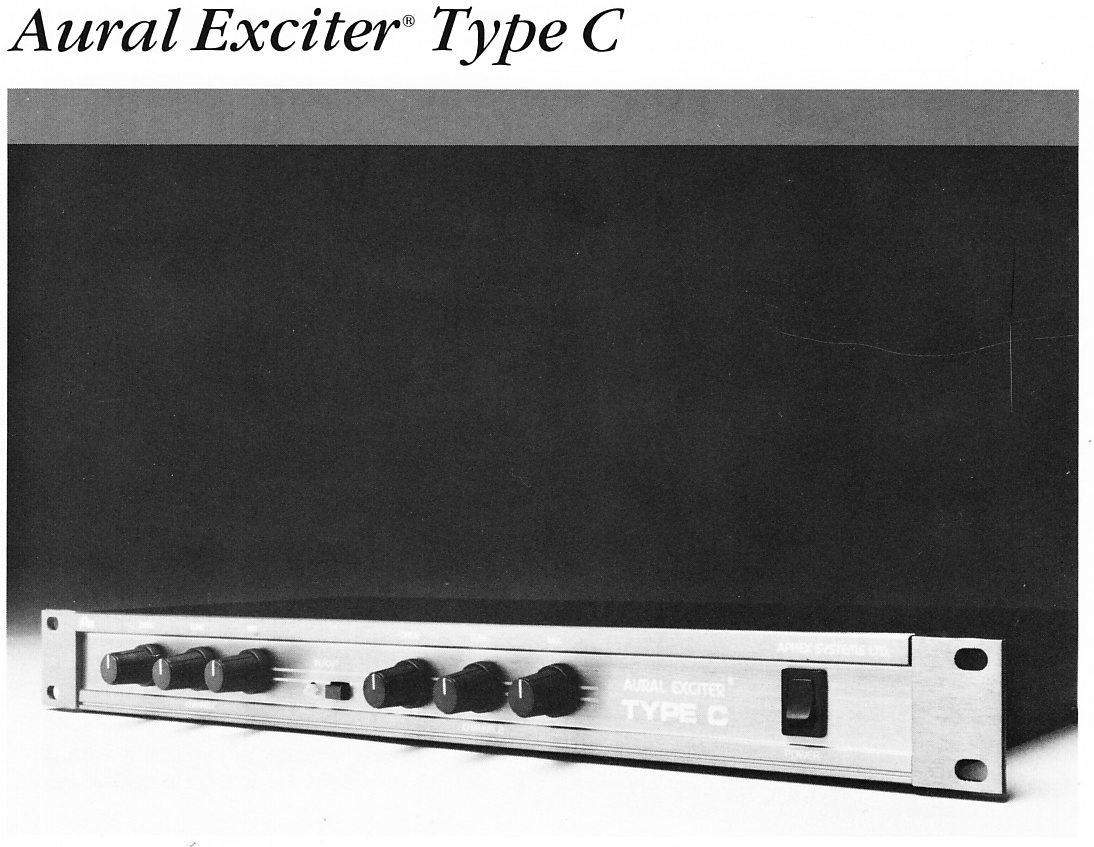 Aphex 104 Aural Exciter Type C With Big Bottom Manual