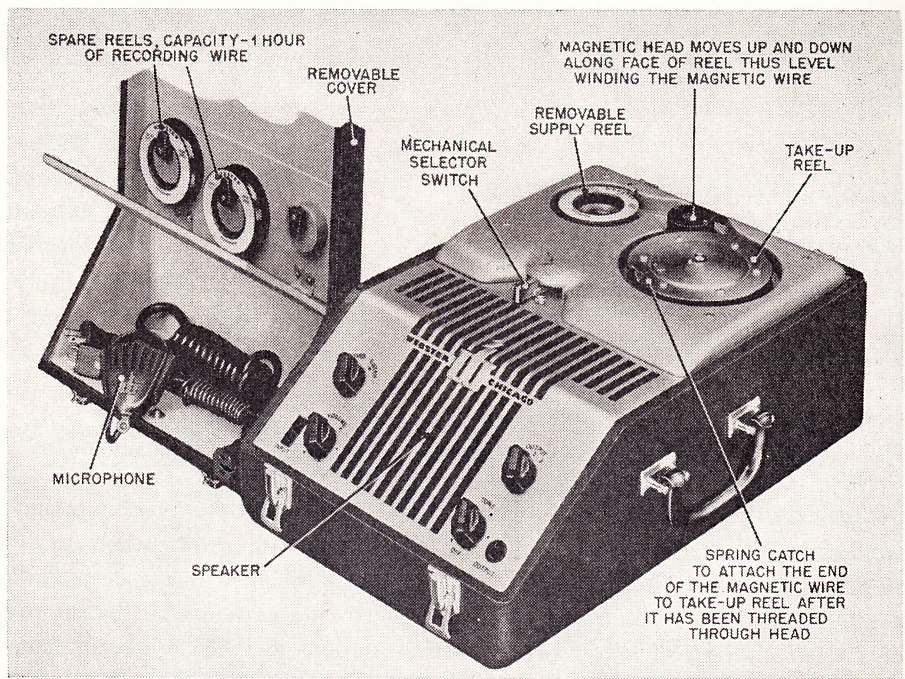1940/'s RCA wire tape recorder