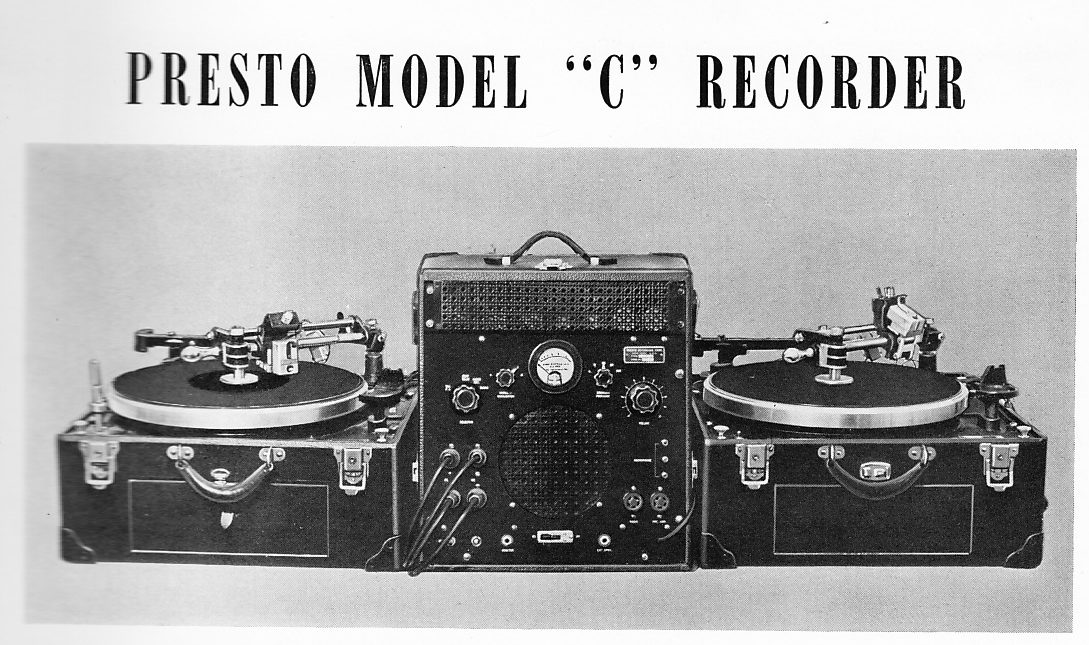 UDPATED (4): Presto Recording Corp: Pioneers of ‘Instant’ Analog Disc