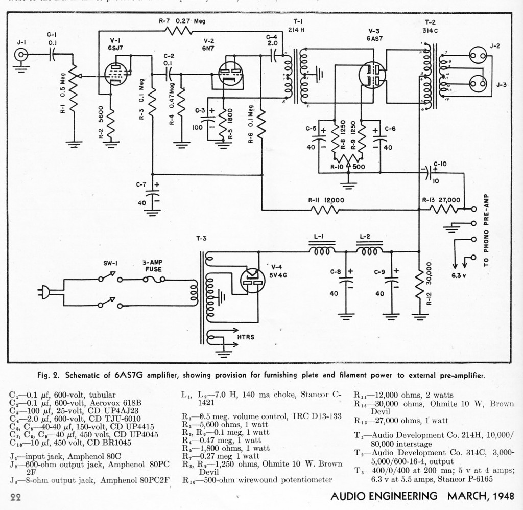 vacuum tube hi-fi | Preservation Sound 8n wiring diagram free download 