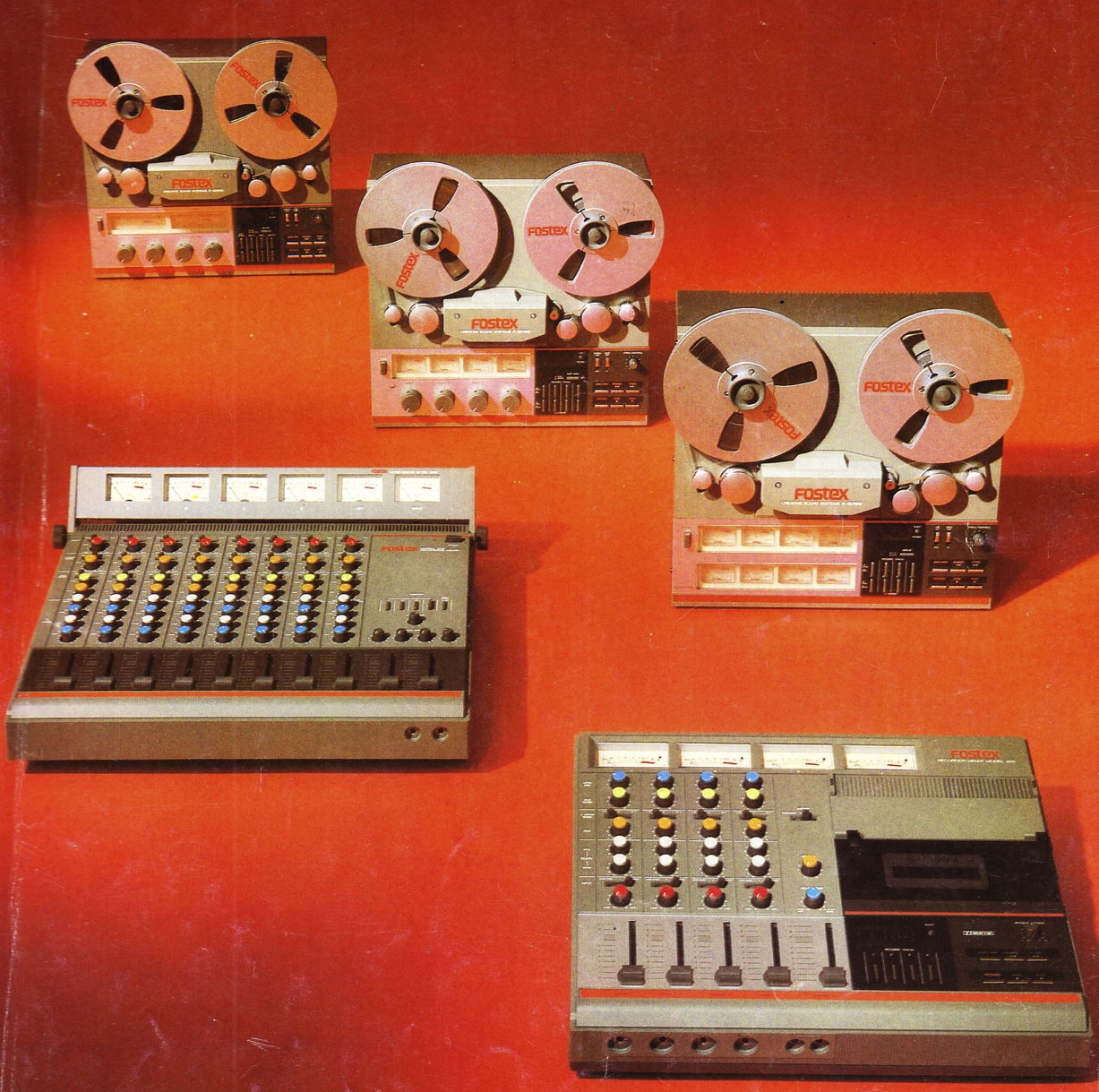 Fostex A-Range Tape Machines c. 1981 – Preservation Sound