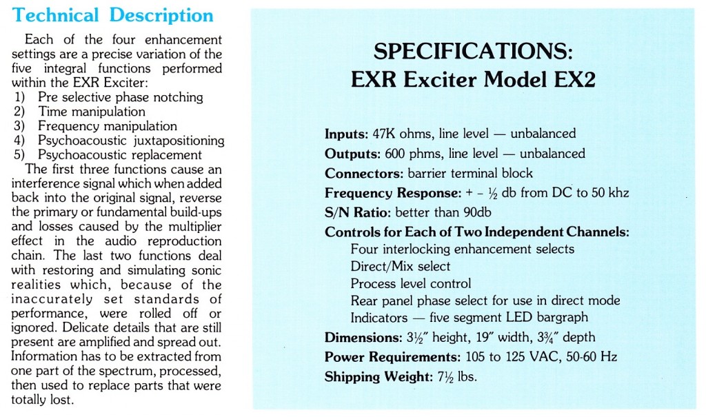 Exciter_Specs
