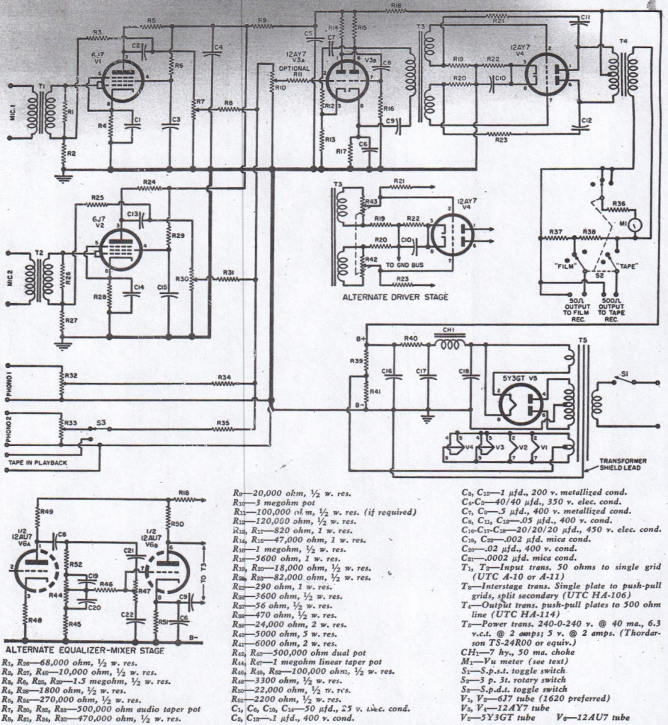 1954_mixer_schematic