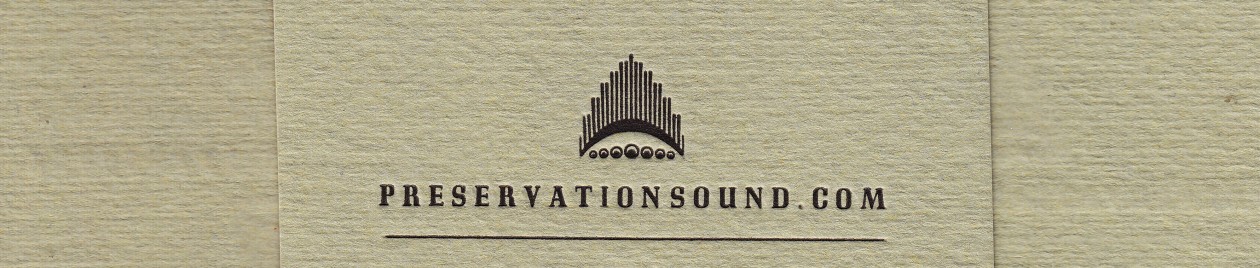 Preservation Sound